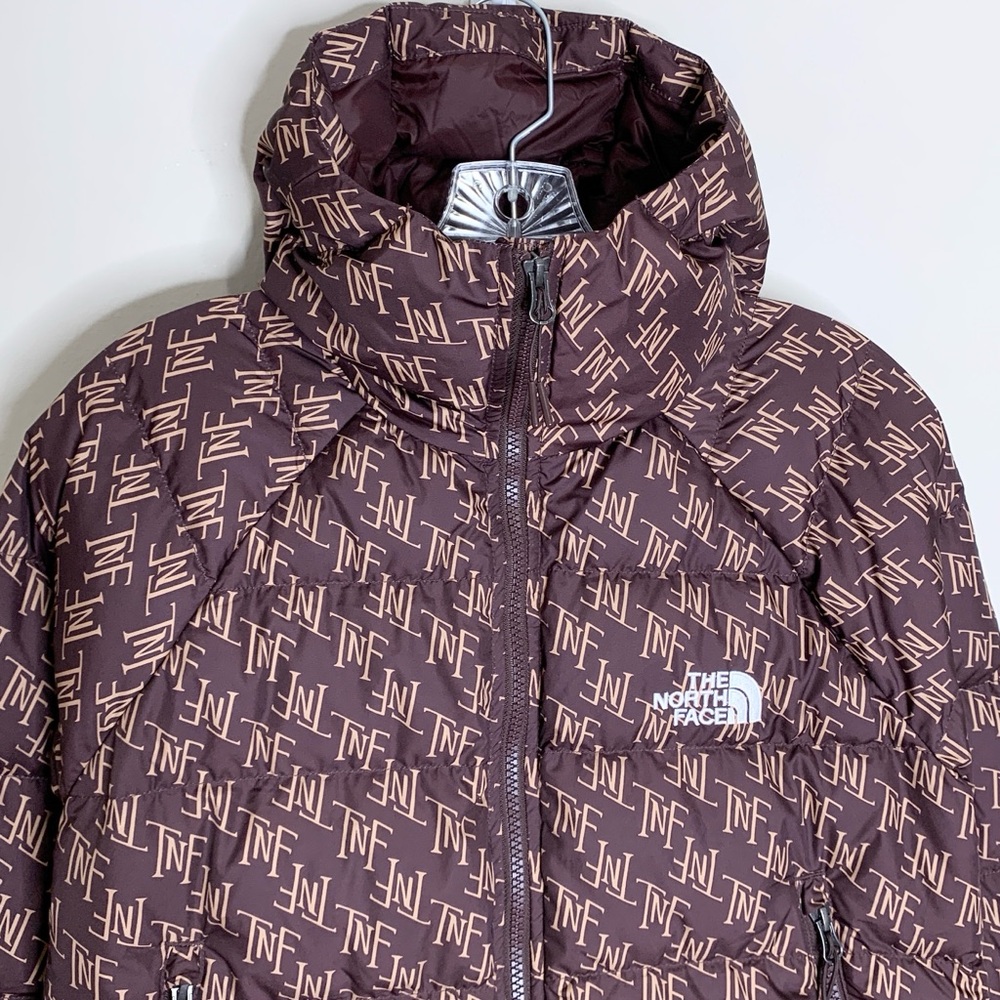 The North Face Hydrenalite Down Puffer Jacket (Sz XS) Coal Brown TNF Monogram - Picture 6 of 16